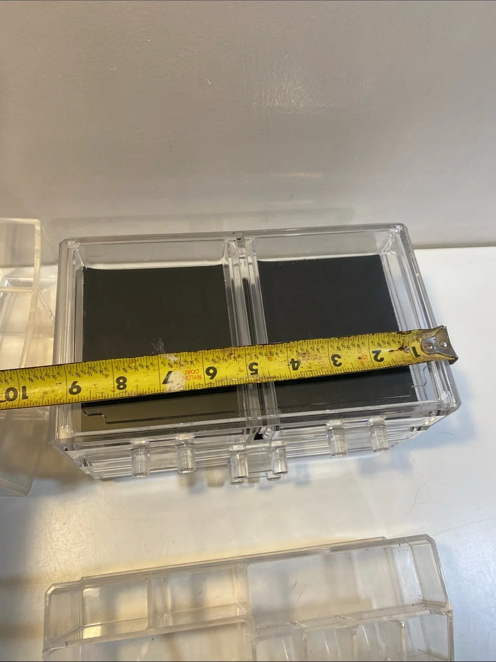 Clear Acrylic Cosmetic Organizer with Drawers and Compartments